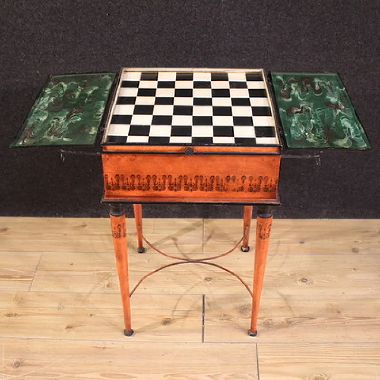 Elegante tavolino da gioco in stile neoclassico, '900 8