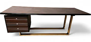 Mahogany desk, 1970s