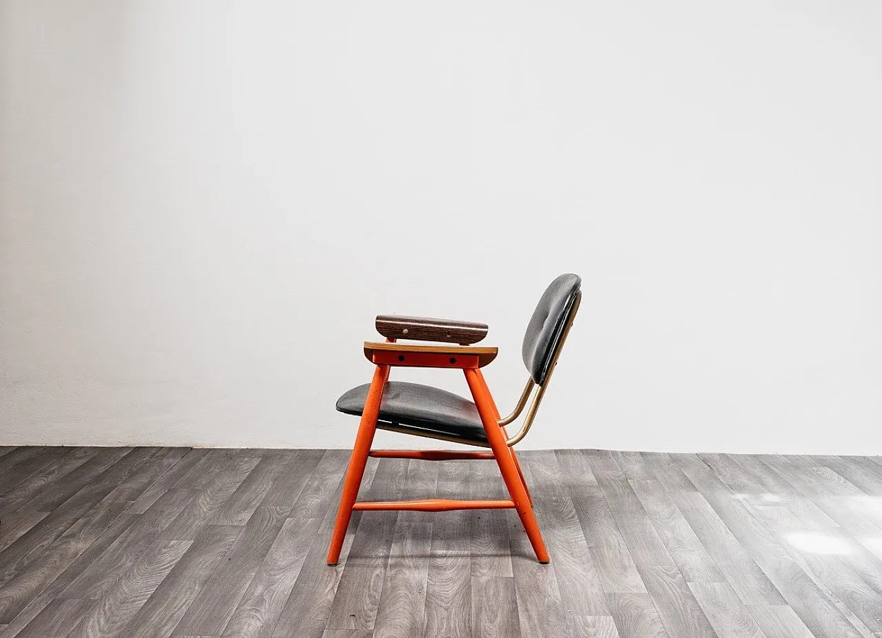 Pair of Armchairs and Coffee Table by Marco Zanuso for Poltronova, 70s 6