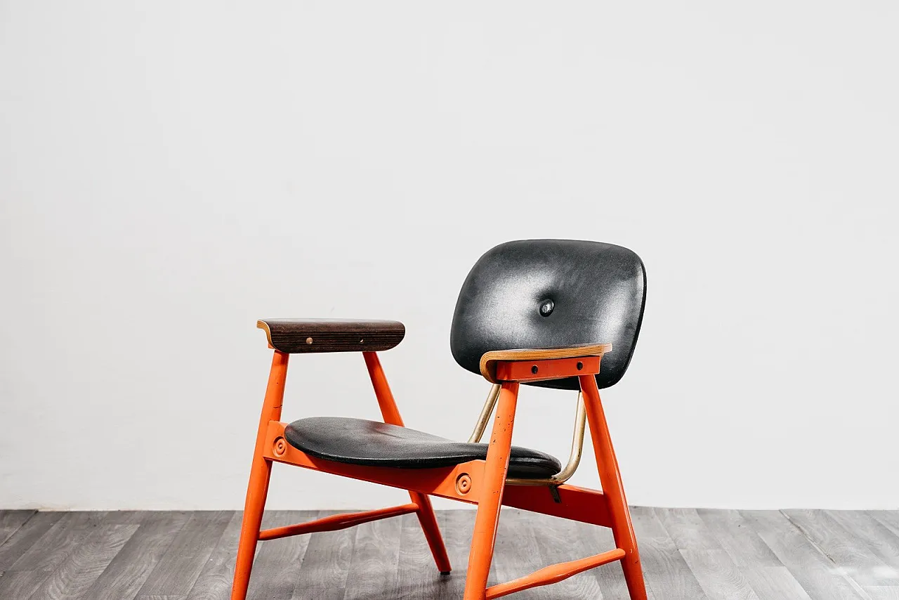 Pair of Armchairs and Coffee Table by Marco Zanuso for Poltronova, 70s 11