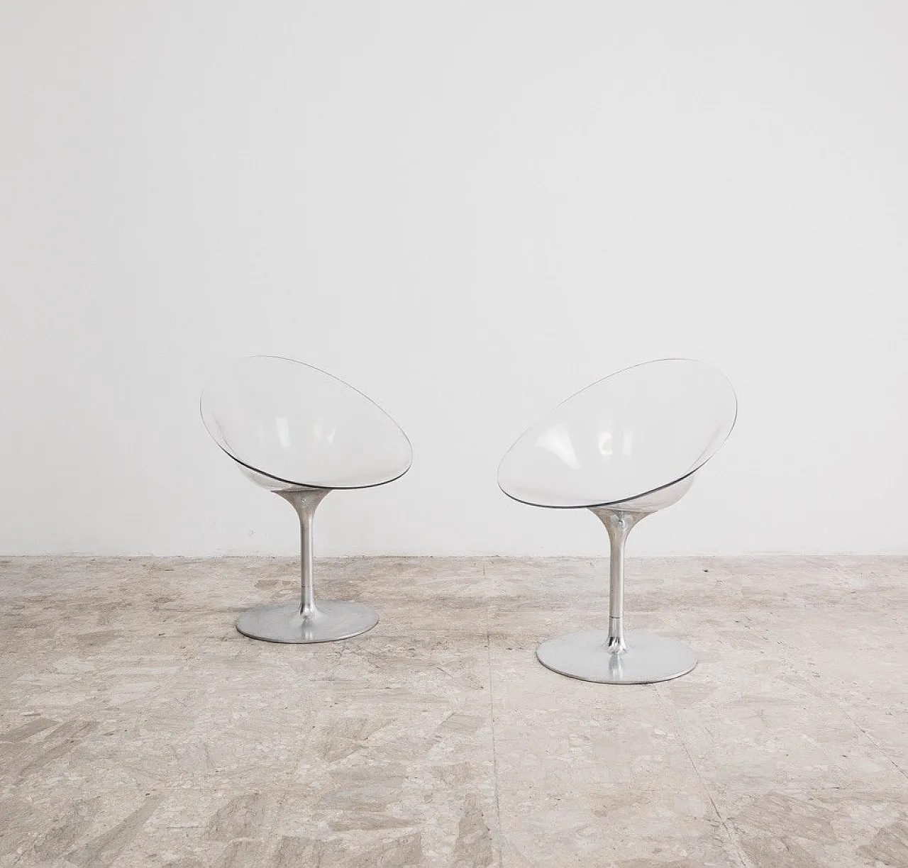 Coppia Di Poltroncine Eros di Philippe Starck per Kartell, anni ‘90 2