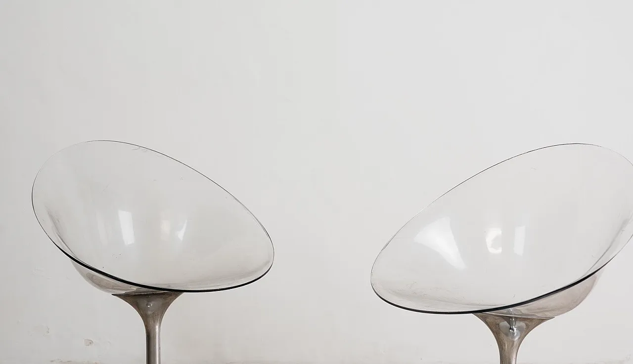 Coppia Di Poltroncine Eros di Philippe Starck per Kartell, anni ‘90 9