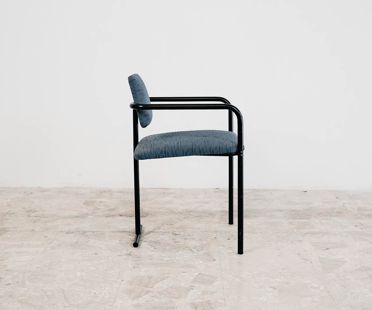 Minimalist Postmodern Armchair, 1980s 1