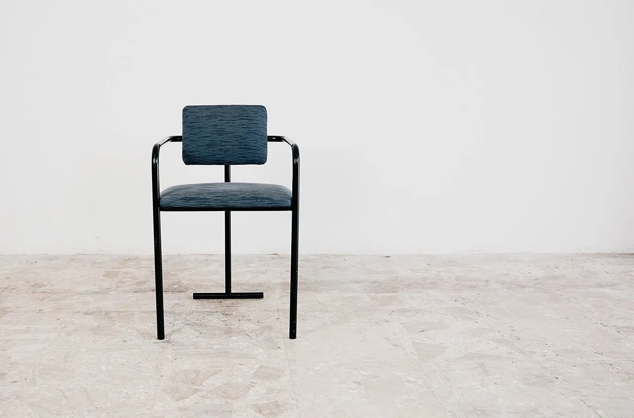 Minimalist Postmodern Armchair, 1980s 9