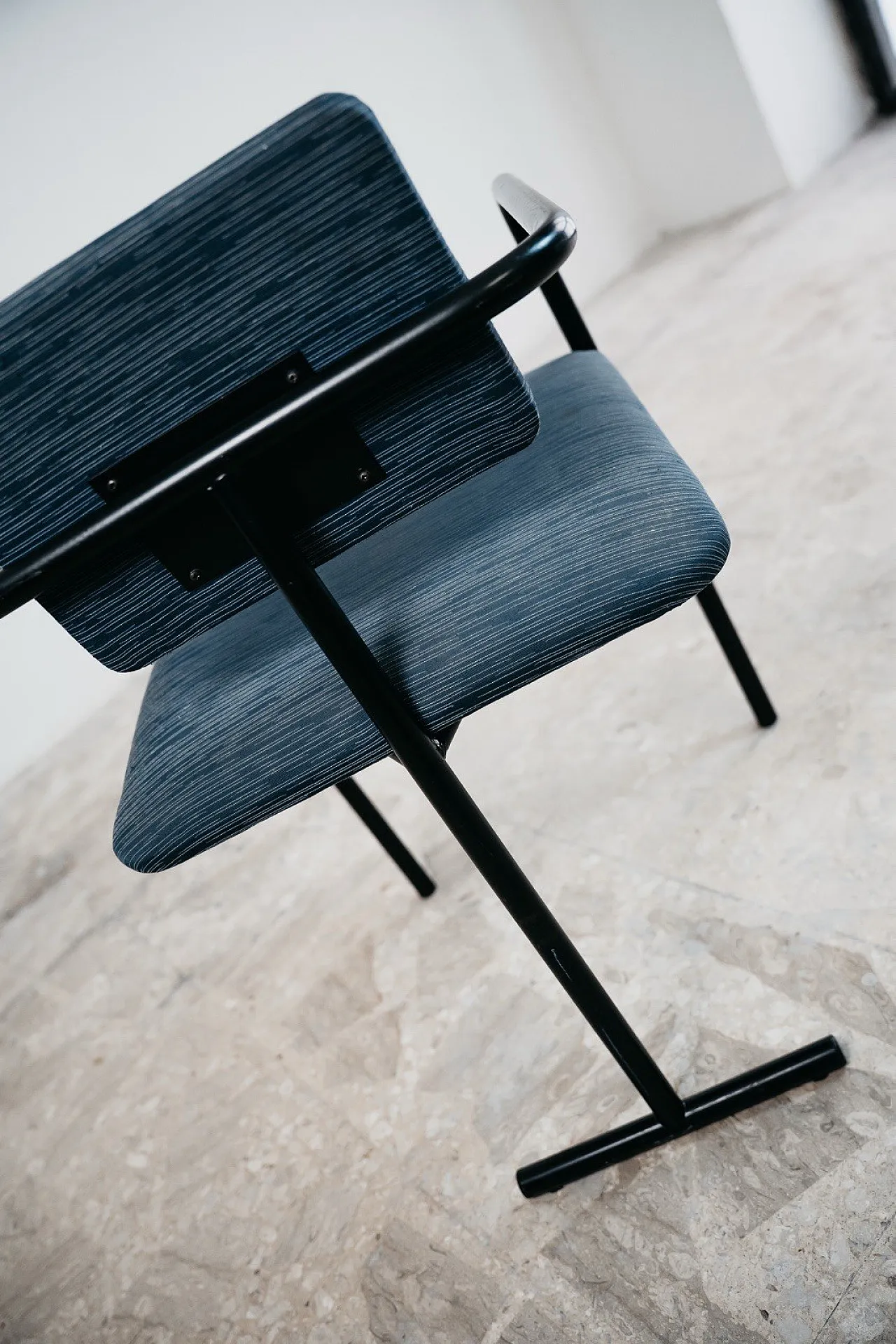 Minimalist Postmodern Armchair, 1980s 11