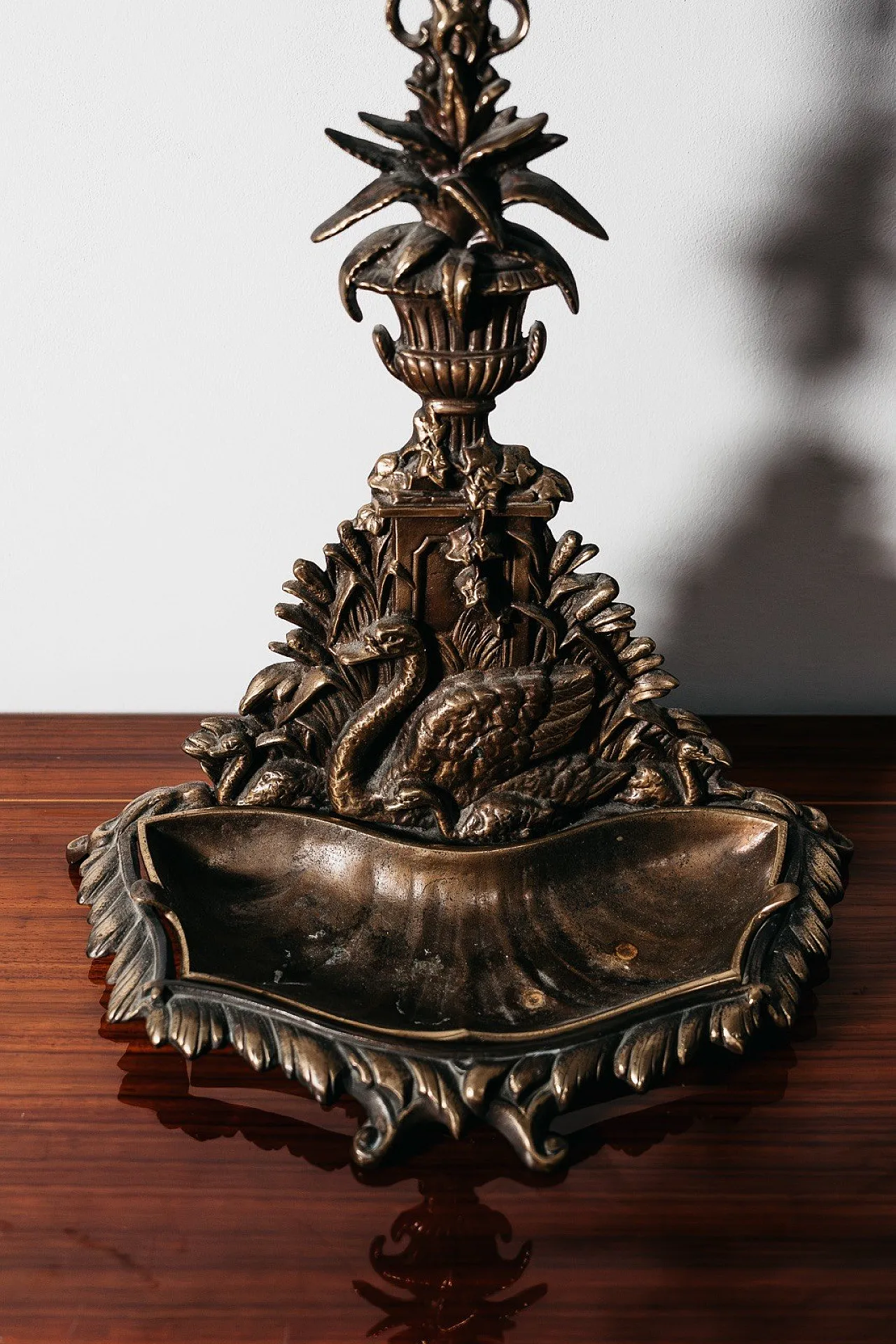 Art Nouveau Brass Umbrella Stand, France, 1960s 7