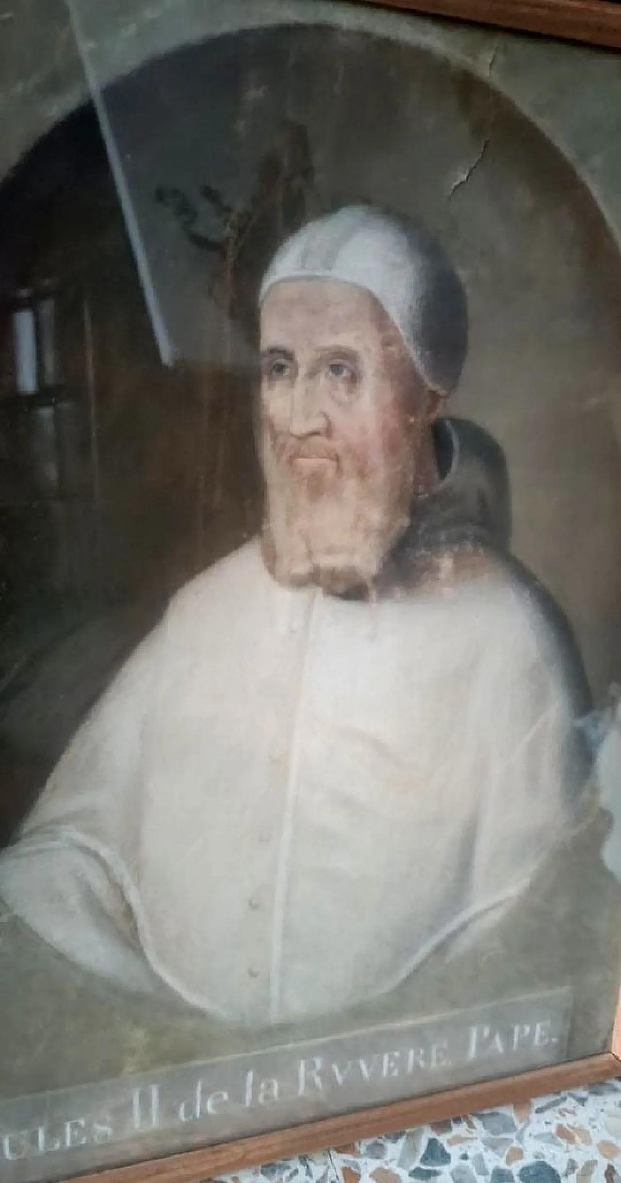 Ritratto di Papa Giulio II, tempera su carta, '700 2