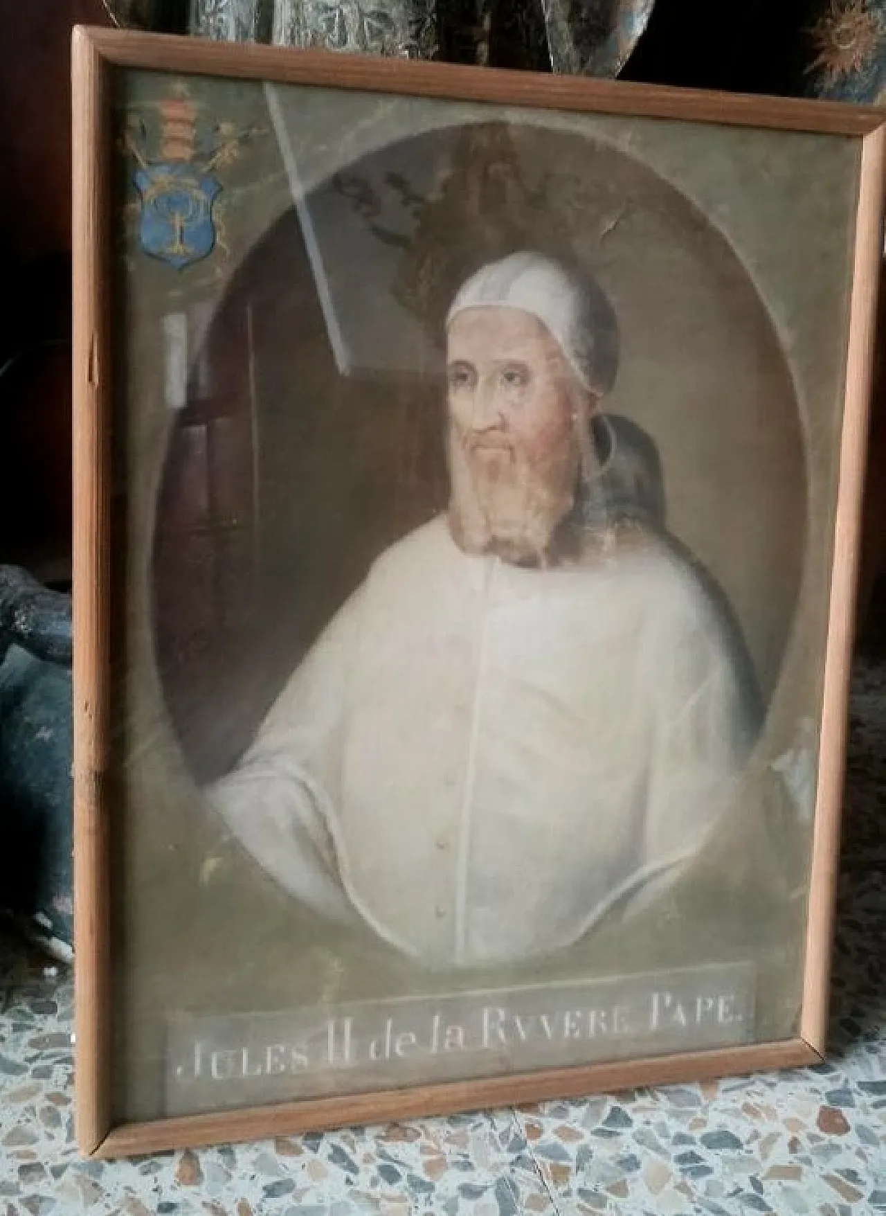 Ritratto di Papa Giulio II, tempera su carta, '700 5