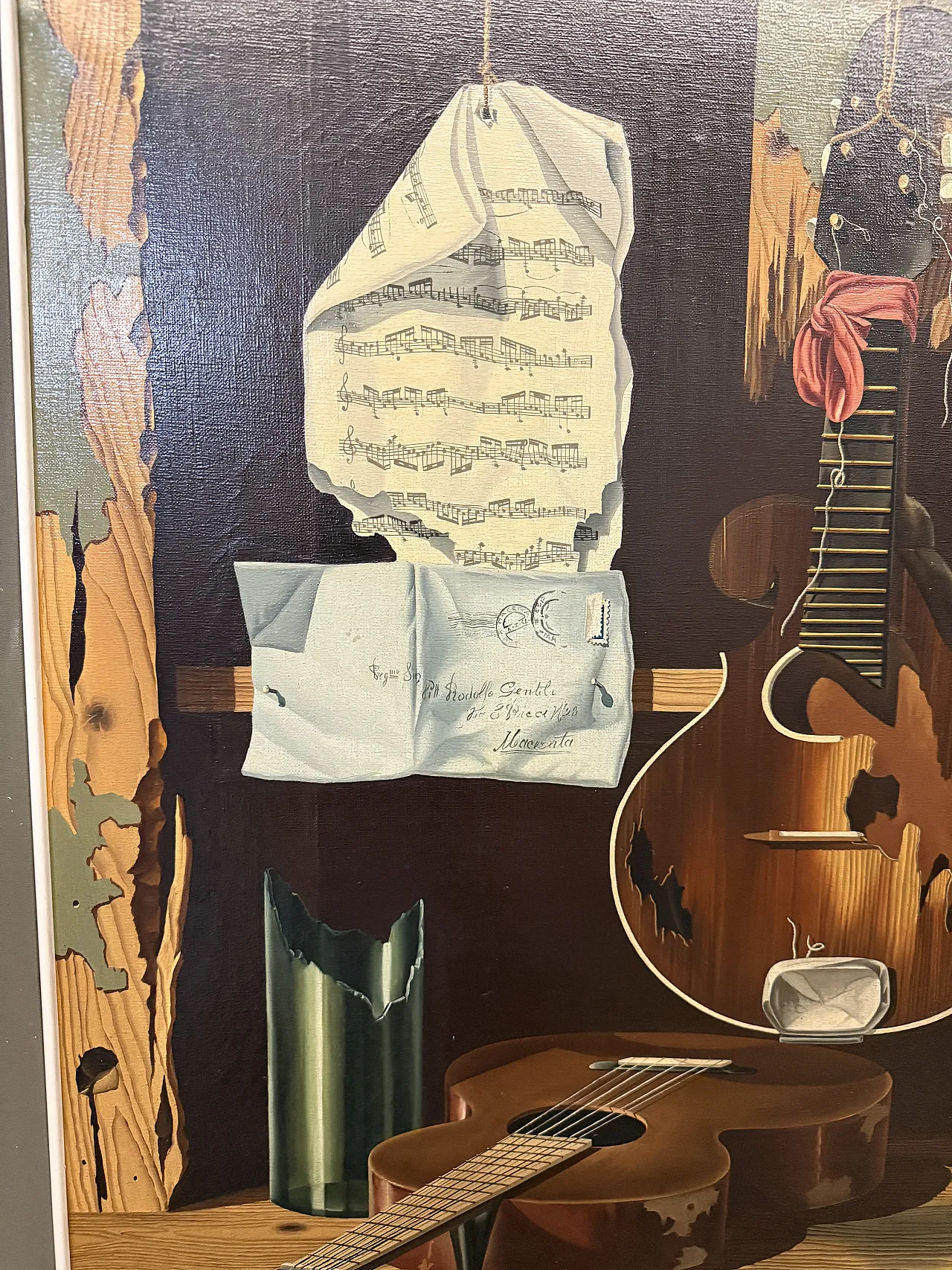 Dipinto olio su tela Rodolfo Gentili, '900 3