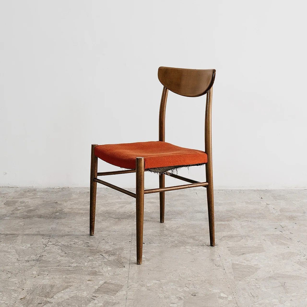 Dining Set of 4 Chairs Scandinavian Design 1960s Modern Design 5
