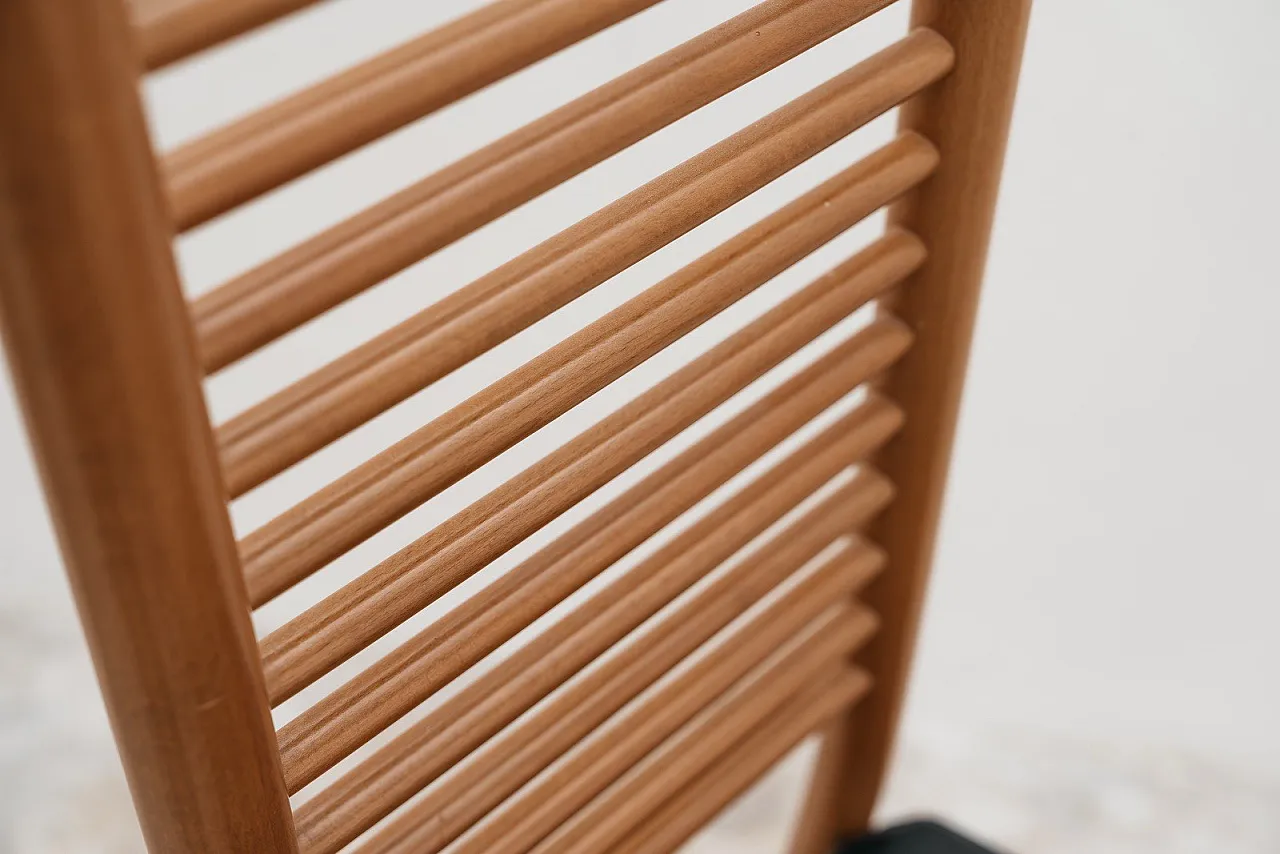 Dining Set Consisting of 4 Chairs with Ladder Backrest, 1950s Design 5