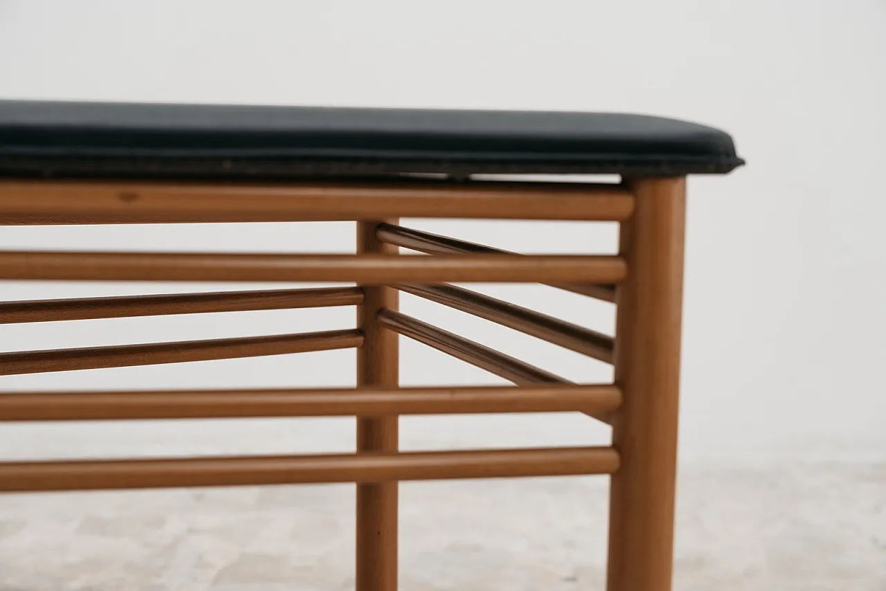 Dining Set Consisting of 4 Chairs with Ladder Backrest, 1950s Design 13