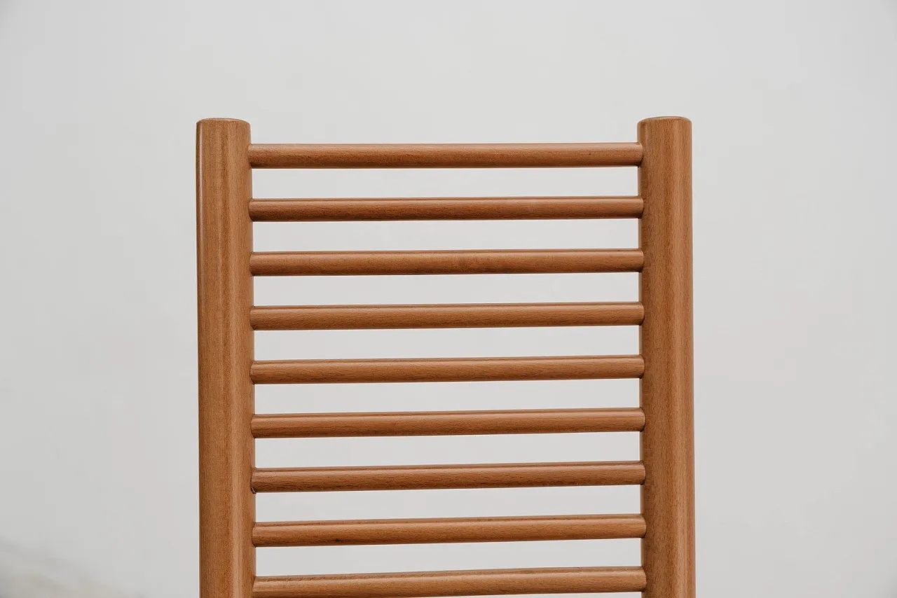 Dining Set Consisting of 4 Chairs with Ladder Backrest, 1950s Design 16
