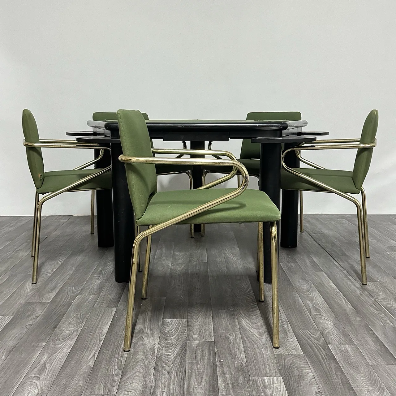 Game Table Set with 5 Chairs, Modern Design from the 1970s 6