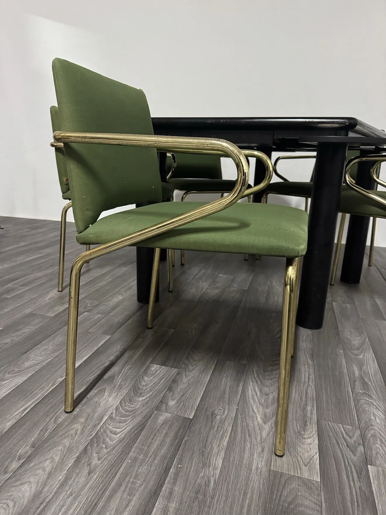 Game Table Set with 5 Chairs, Modern Design from the 1970s 13