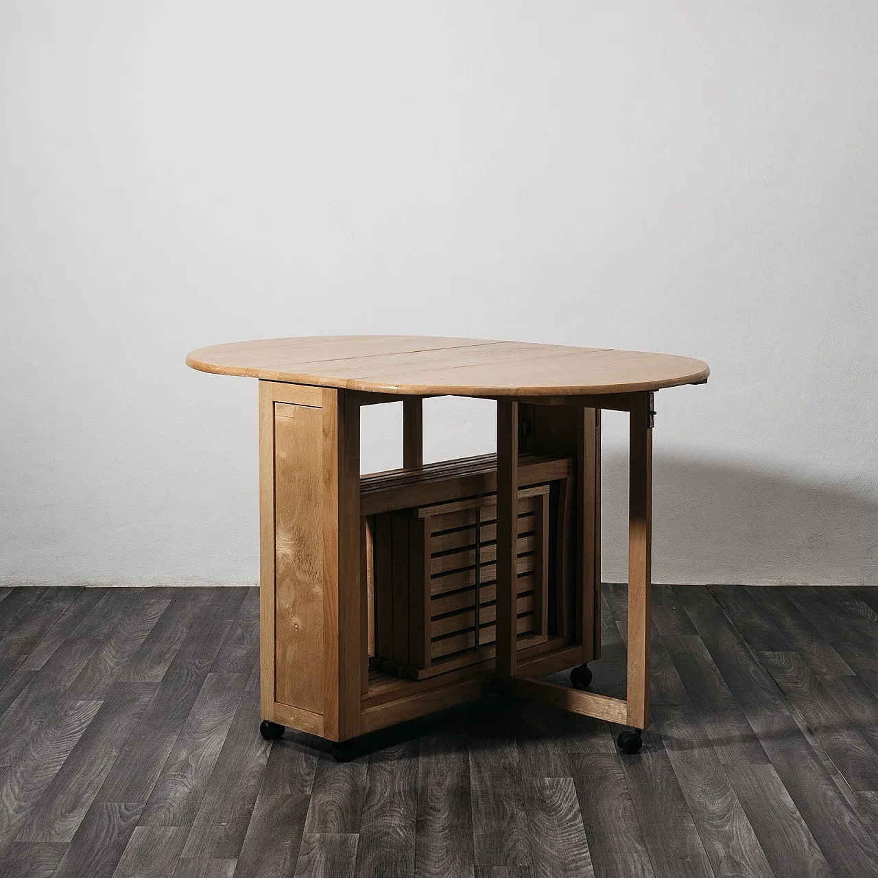 Folding Table and chair set space saver, 1980s 14
