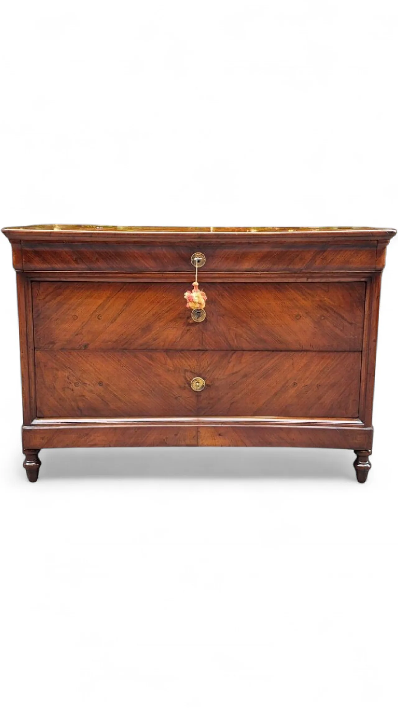 Luigi Filippo brickwork in walnut, 19th century 10