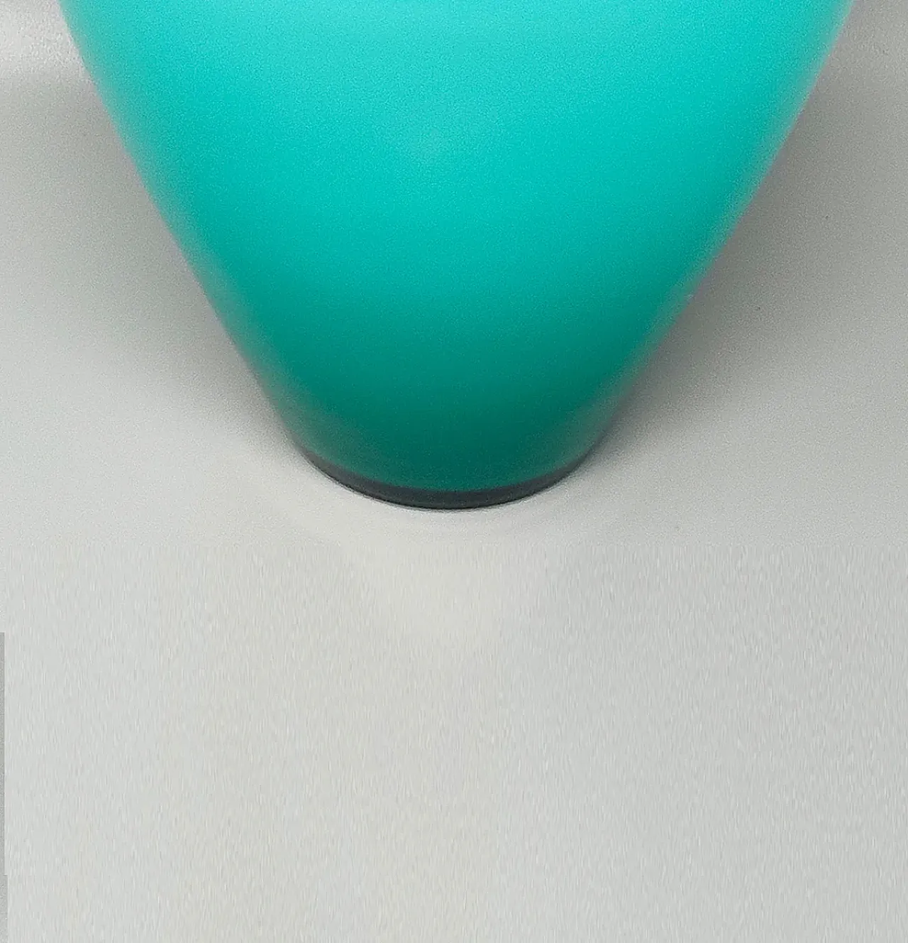 Murano glass aquamarine vase by Ca' dei Vetrai, 1970s 6
