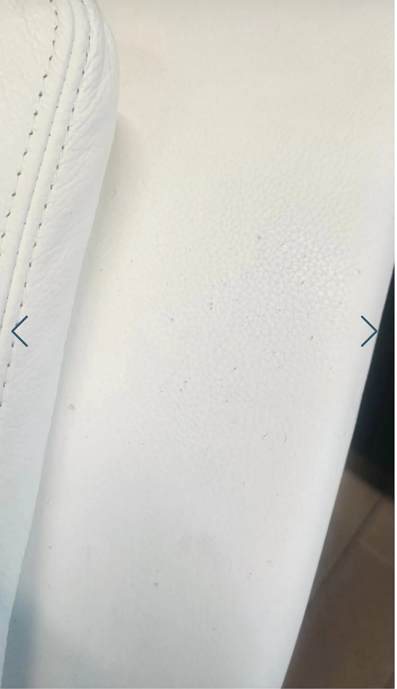 Eli Fly Desirée chaise longue by Jai Jalan in white leather, 2000s 6