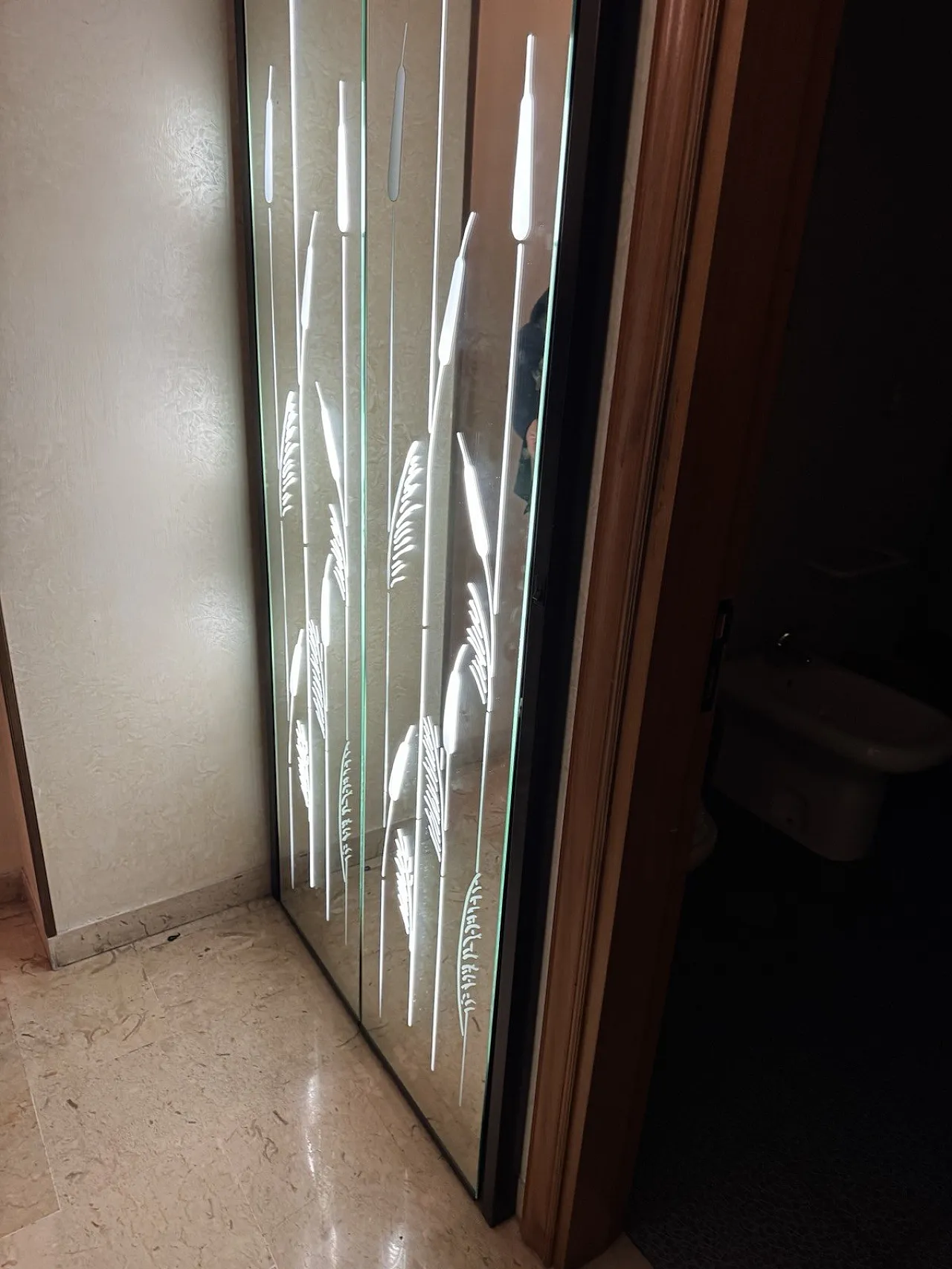 Specchio Retroilluminato Da Parete Design Anni ‘80 Modernariato 17