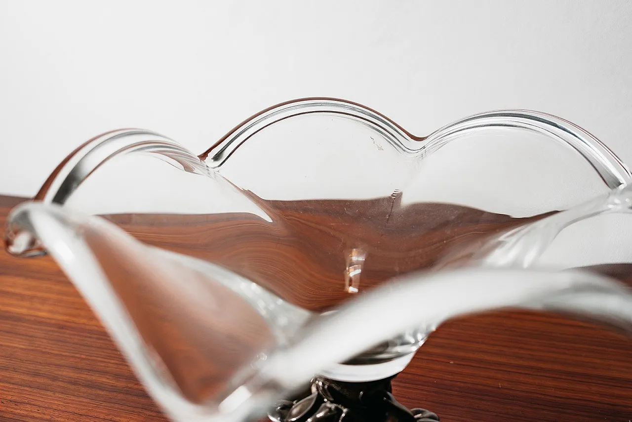Studio Ottaviani Crystal Centerpiece 1970's Design Luxury 10