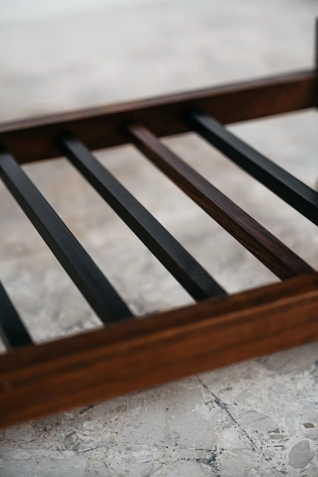 1960s wooden coffee table, modern design 5