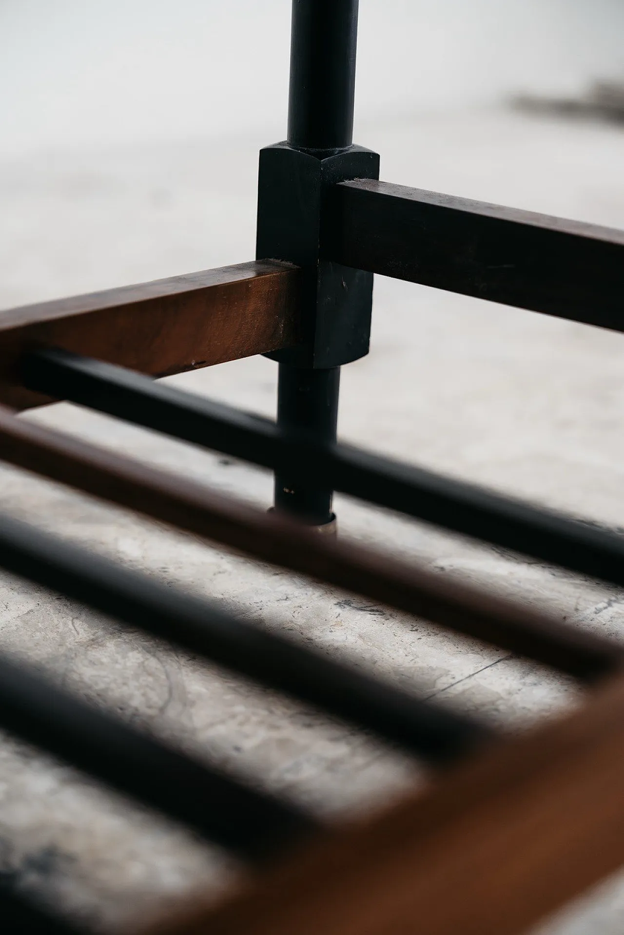 1960s wooden coffee table, modern design 9