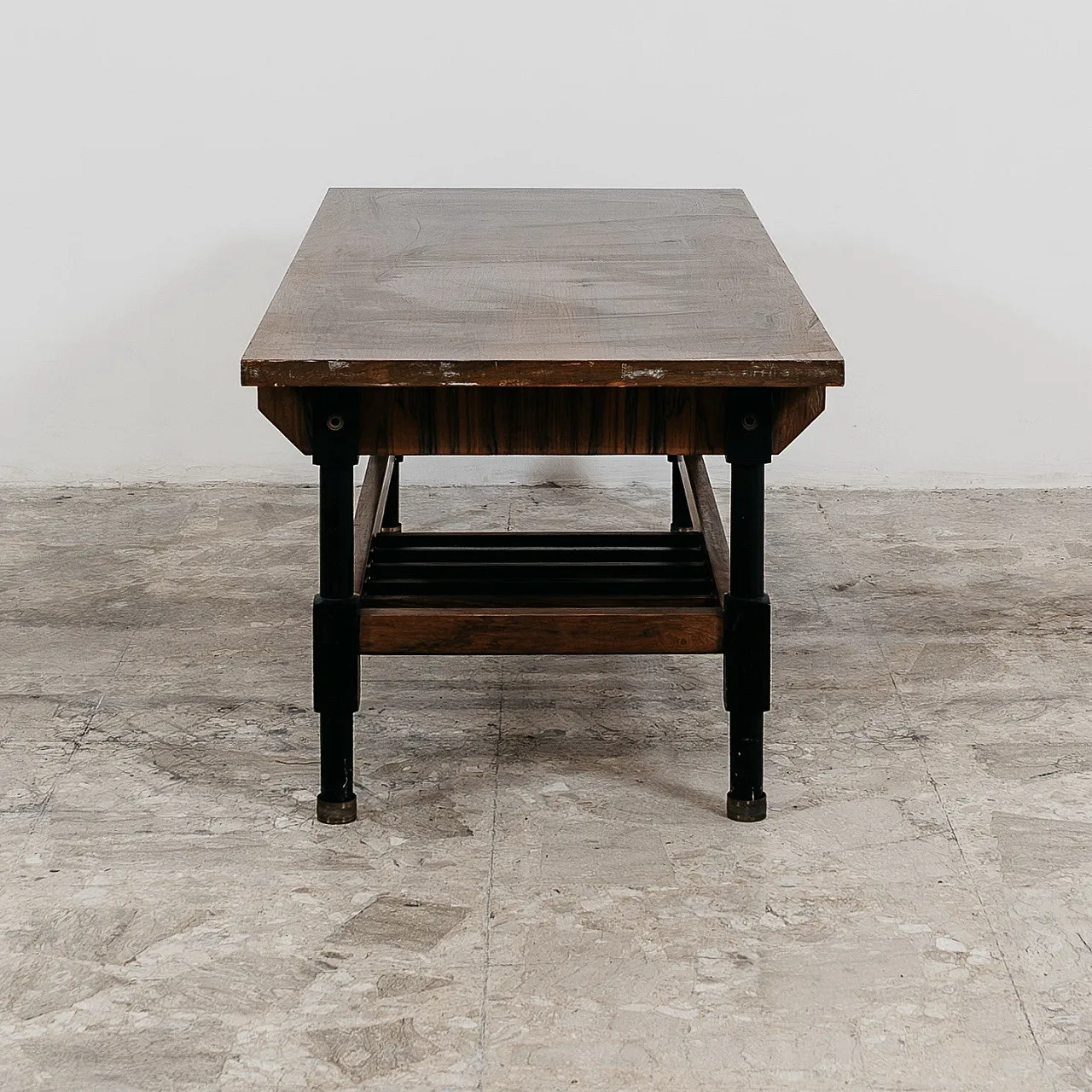 1960s wooden coffee table, modern design 11