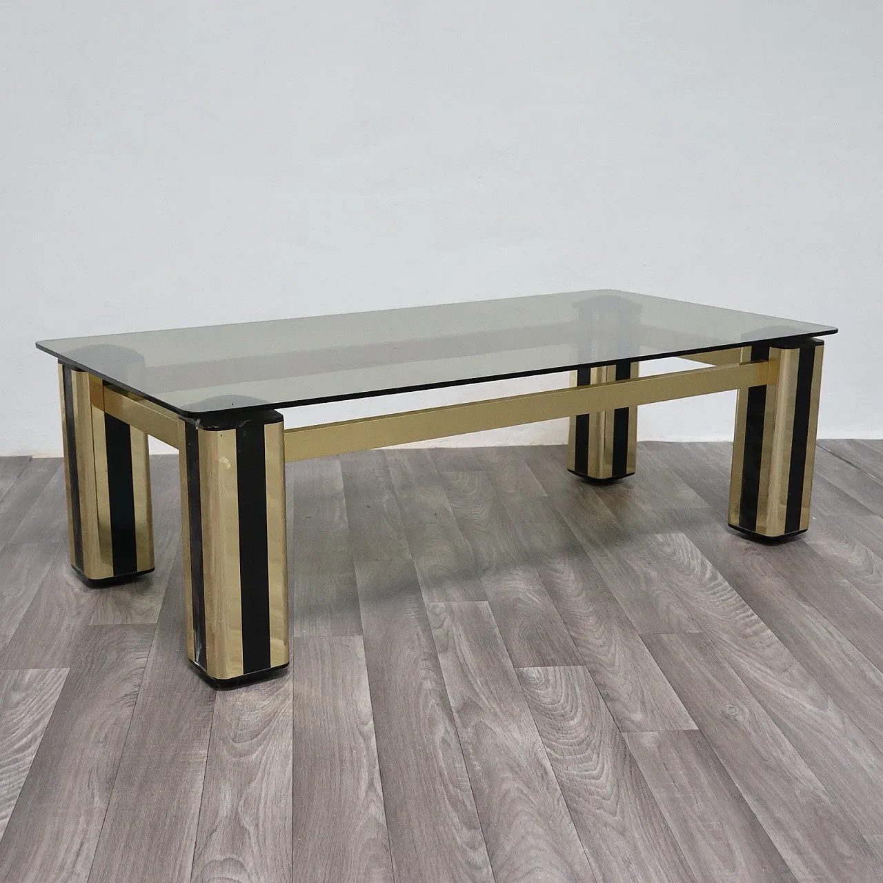 Hollywood Regency coffee table, 1970s modern design 2