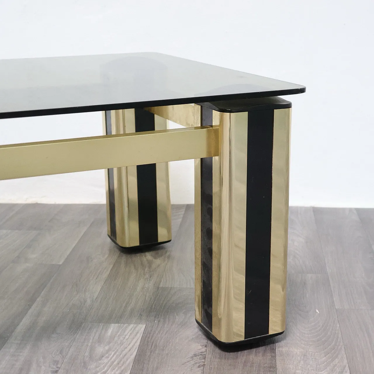 Hollywood Regency coffee table, 1970s modern design 8