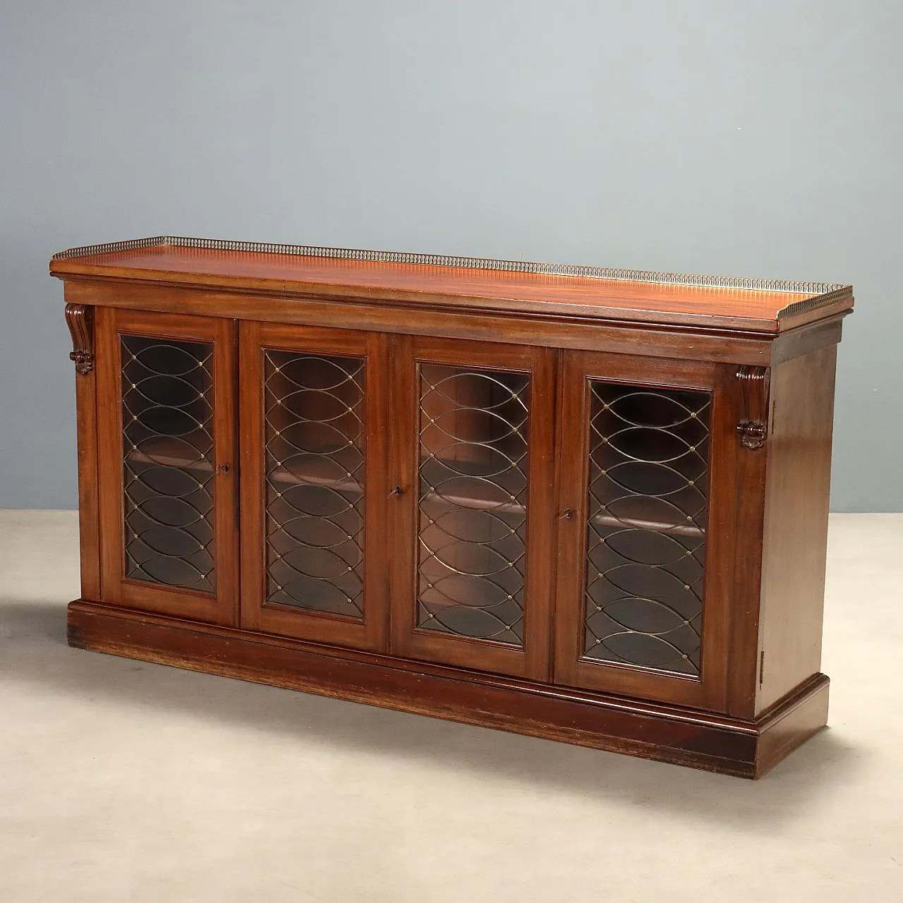 Credenza Vittoriana in mogano, '800 1