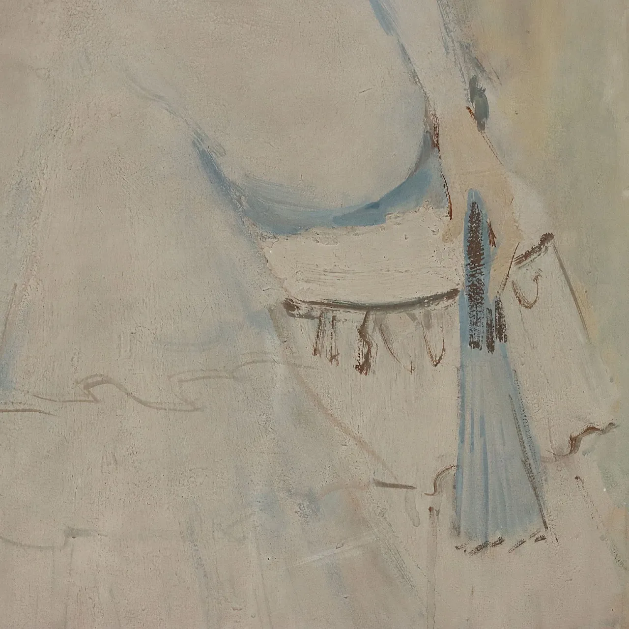 Painting by Leonardo Stroppa, oil on masonite, 20th century 7