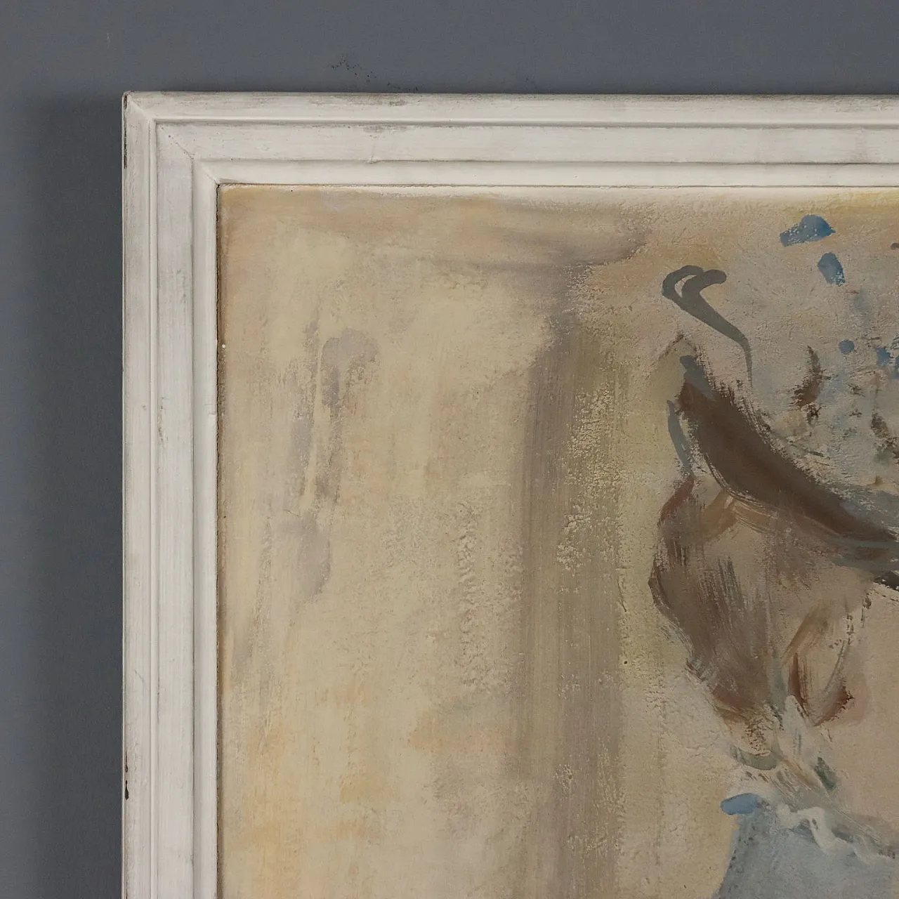 Painting by Leonardo Stroppa, oil on masonite, 20th century 9