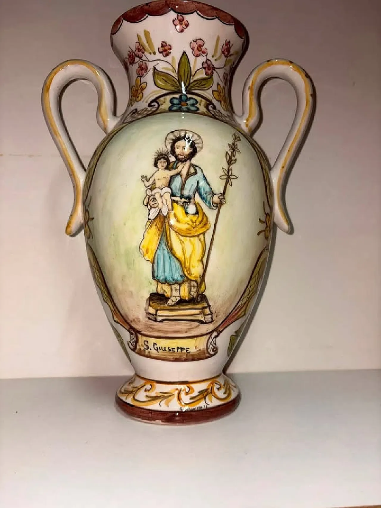 Vaso dipinto a mano 1