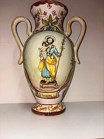 Hand painted vase