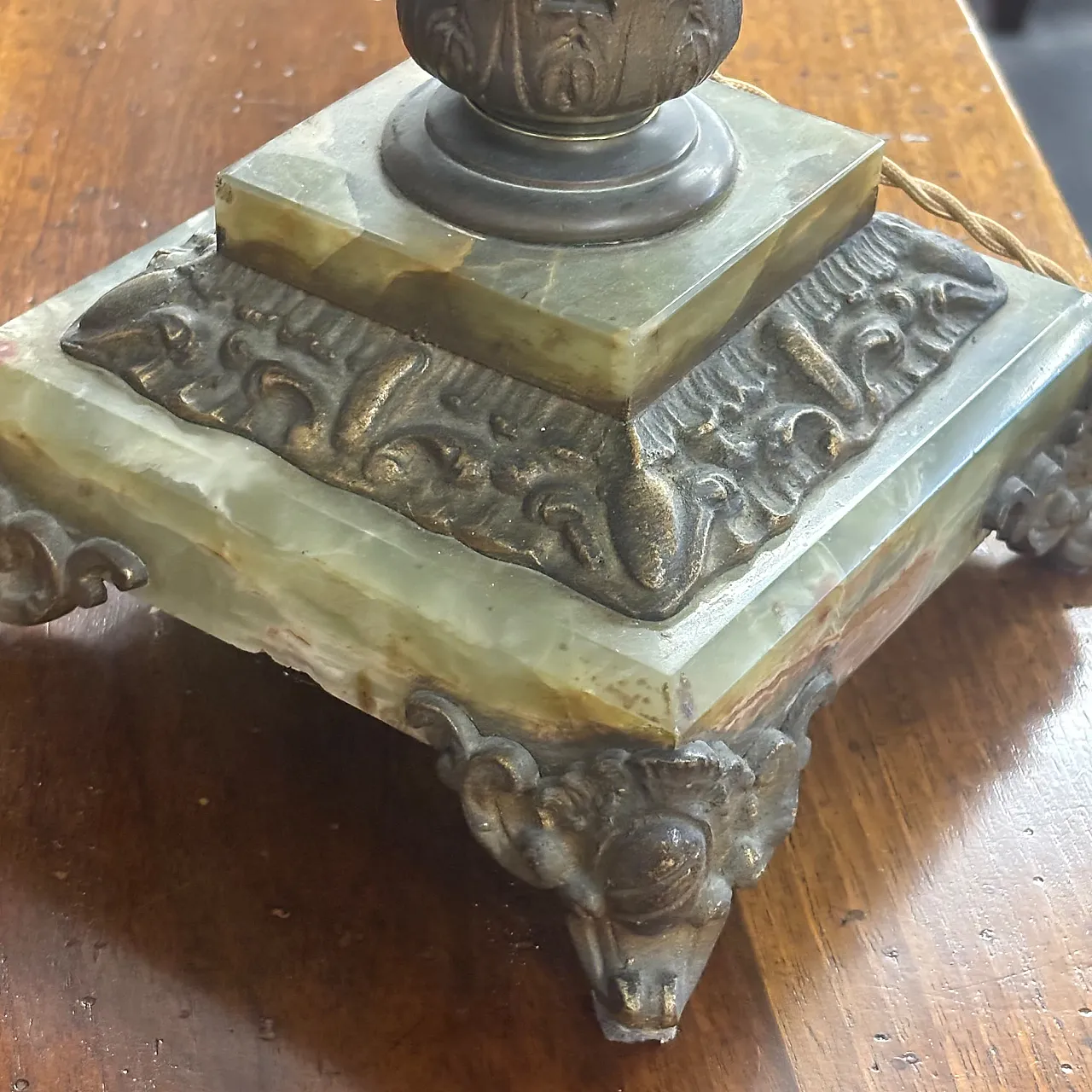 Vecchia scultura cinese in pietra saponaria raffigurante Shou Lao 3