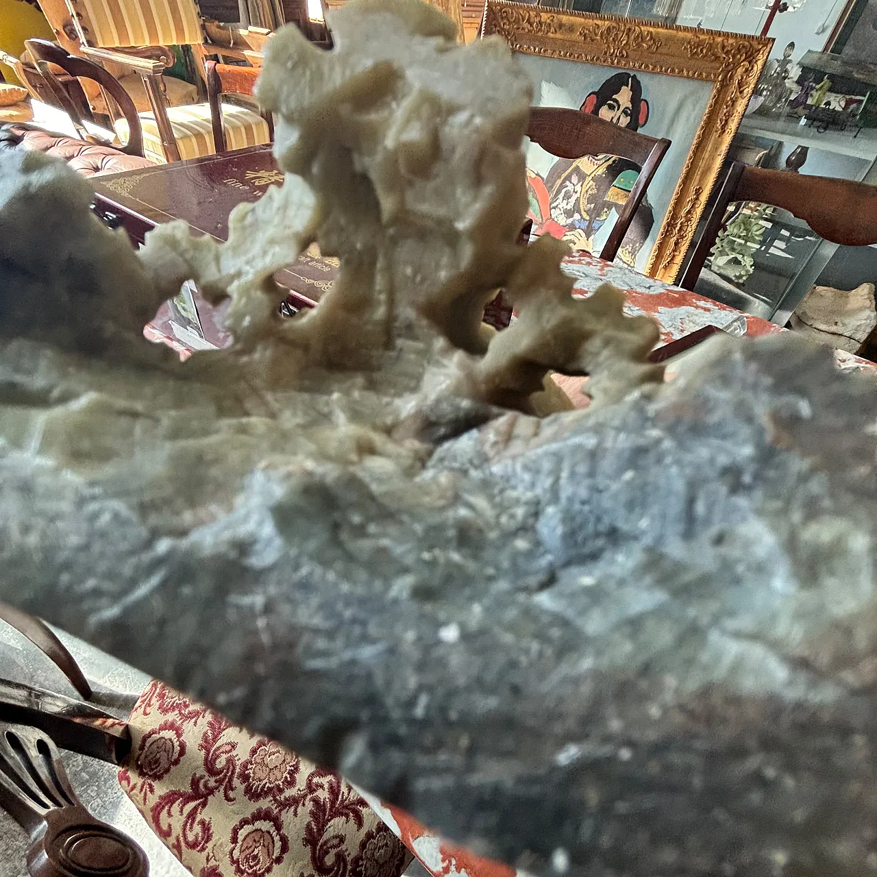 Vecchia scultura cinese in pietra saponaria raffigurante Shou Lao 6