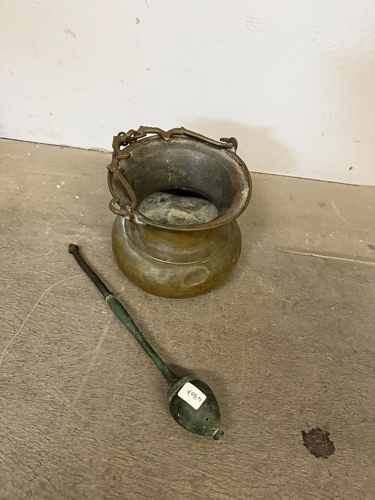 Antique bronze sprinkler, 18th century 9
