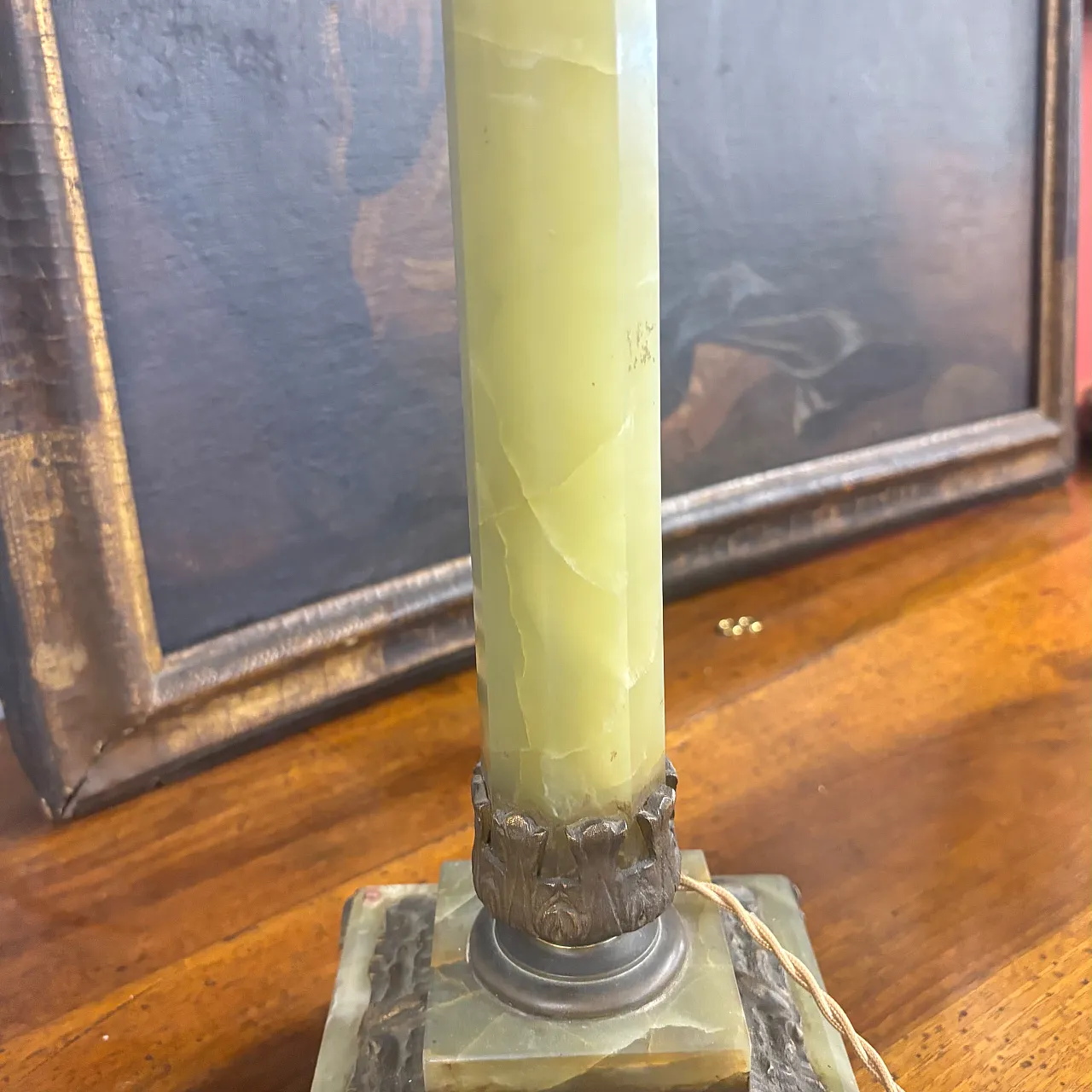 Bellissima lampada antica a petrolio vittoriana, XIX sec, 96x31cm 6