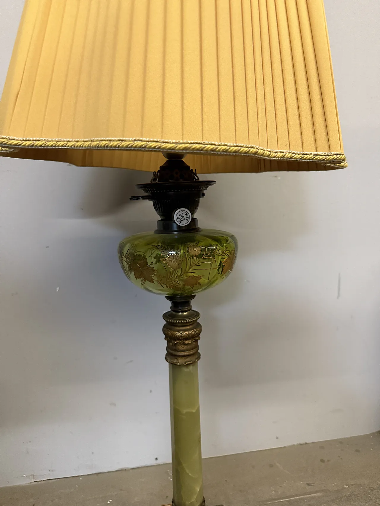 Bellissima lampada antica a petrolio vittoriana, XIX sec, 96x31cm 20