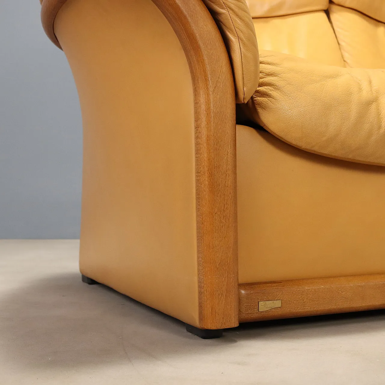 Ekornes twoseater sofa in leather, 20th century 7