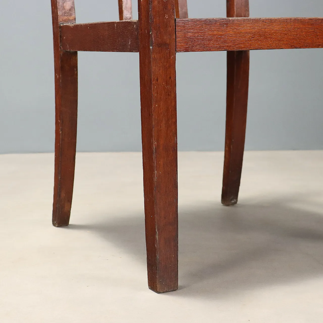 Pair of Art Deco oak armchairs, 20th century 6
