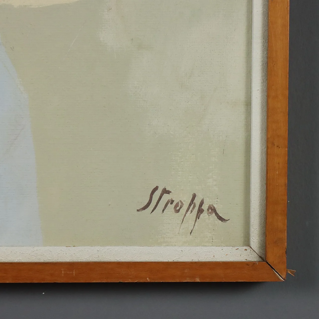 Leonardo Stroppa, oil on hardboard, 20th century 6