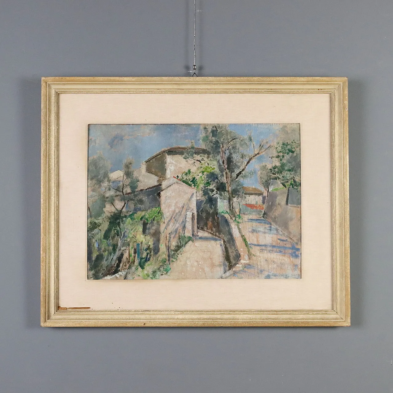 Renzo Biasion, oil on panel, 1950s 1