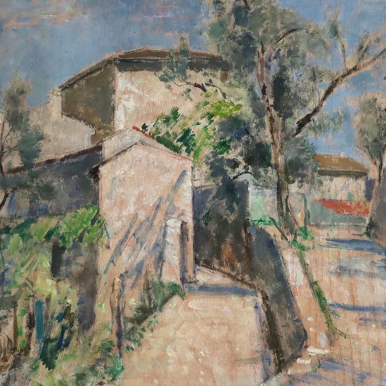 Renzo Biasion, oil on panel, 1950s 3