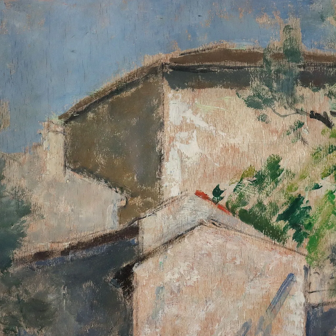Renzo Biasion, oil on panel, 1950s 5