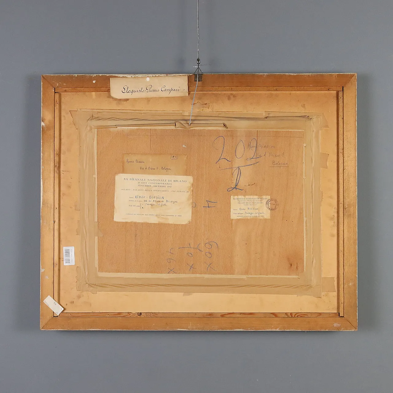 Renzo Biasion, oil on panel, 1950s 10