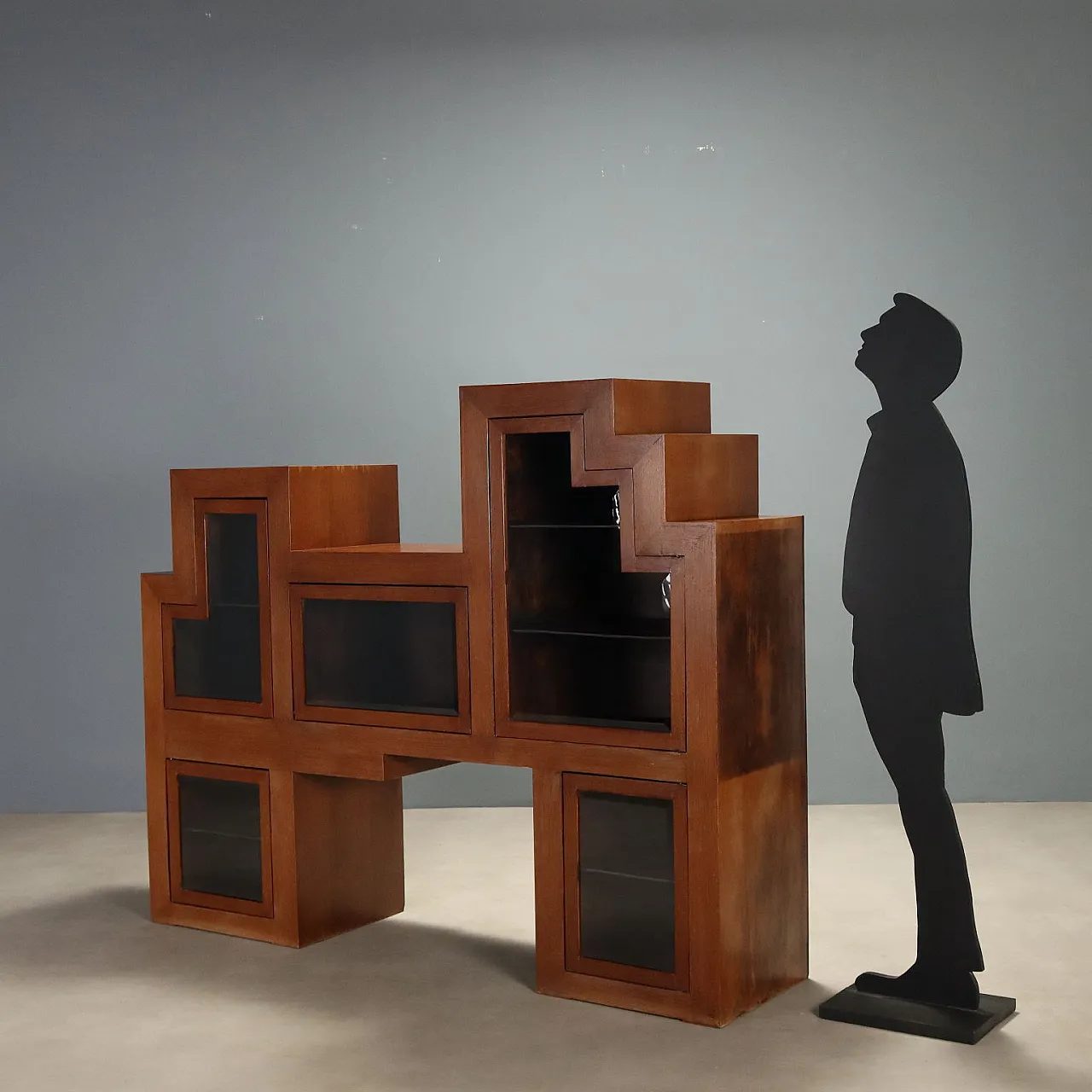 Display cabinet with display cases, 20th century 2