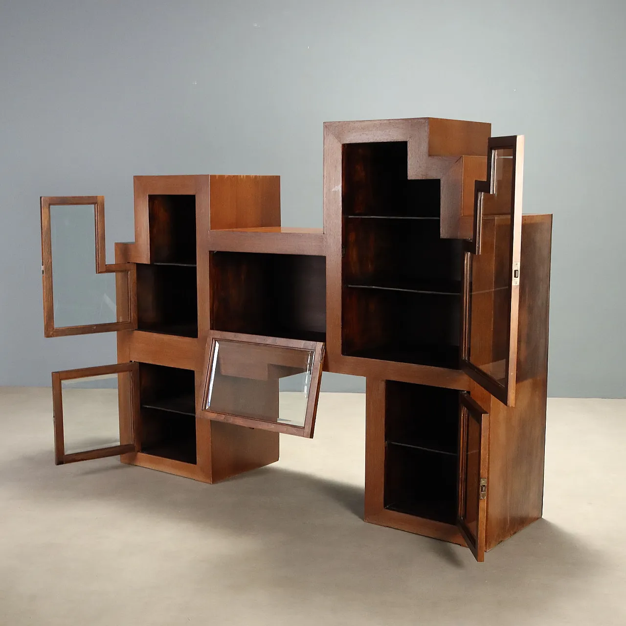 Display cabinet with display cases, 20th century 3
