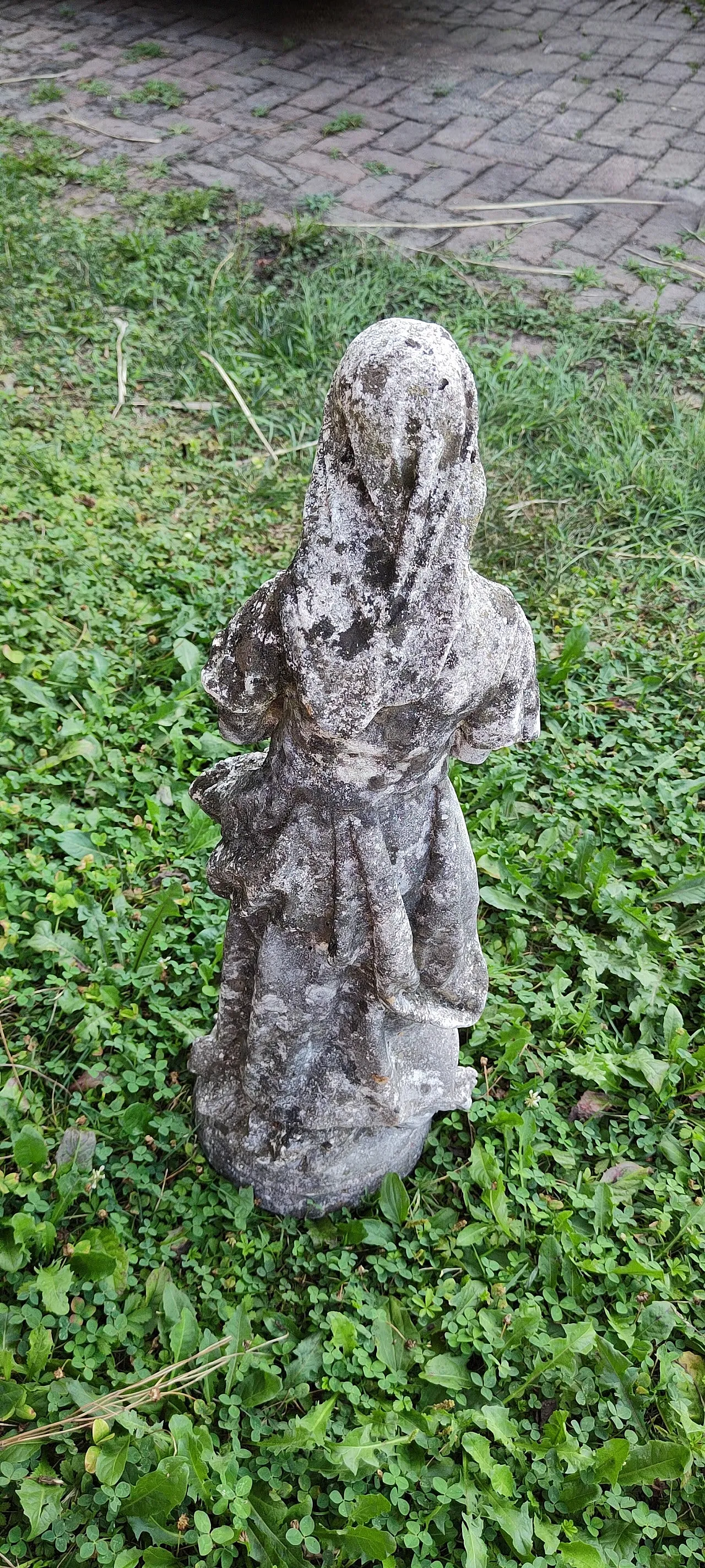Statue with column, 1960s 8